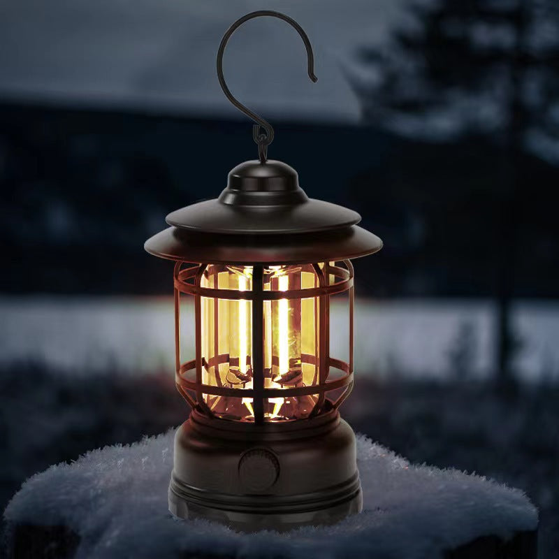 Rechargeable Vintage Camping LED lantern