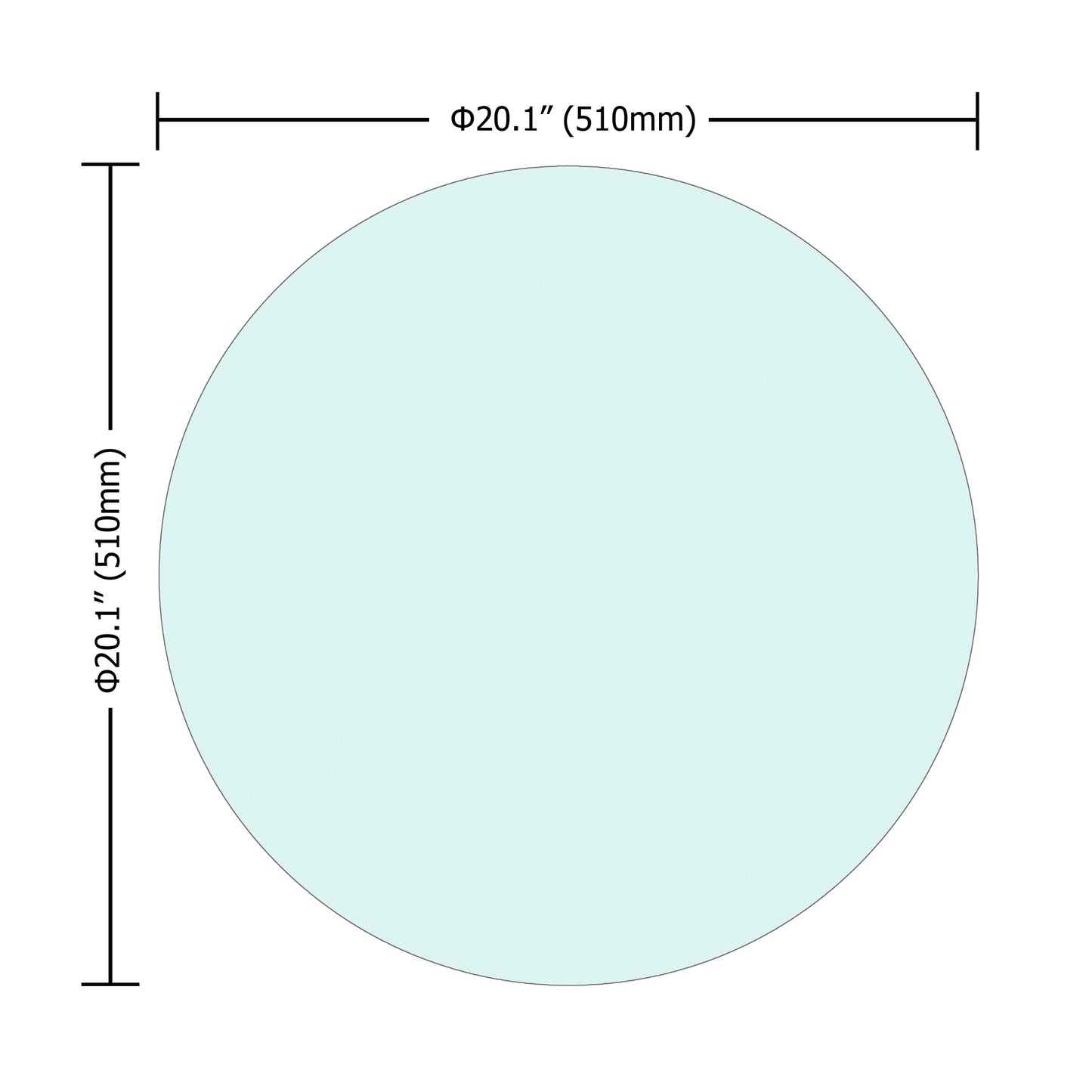 Round Glass Table