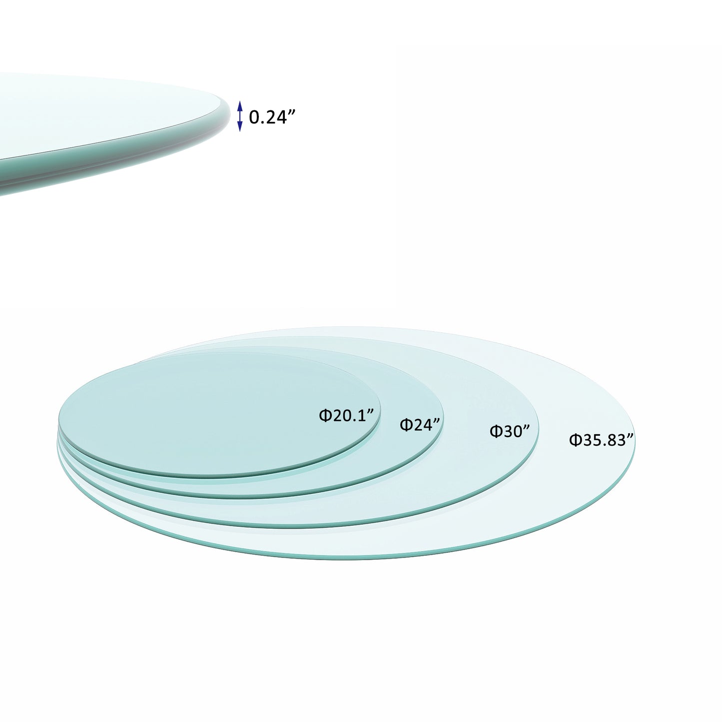 Round Glass Table