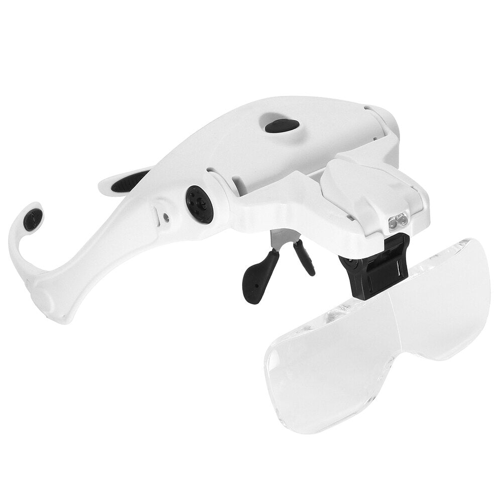 LED Magnifier Glasses