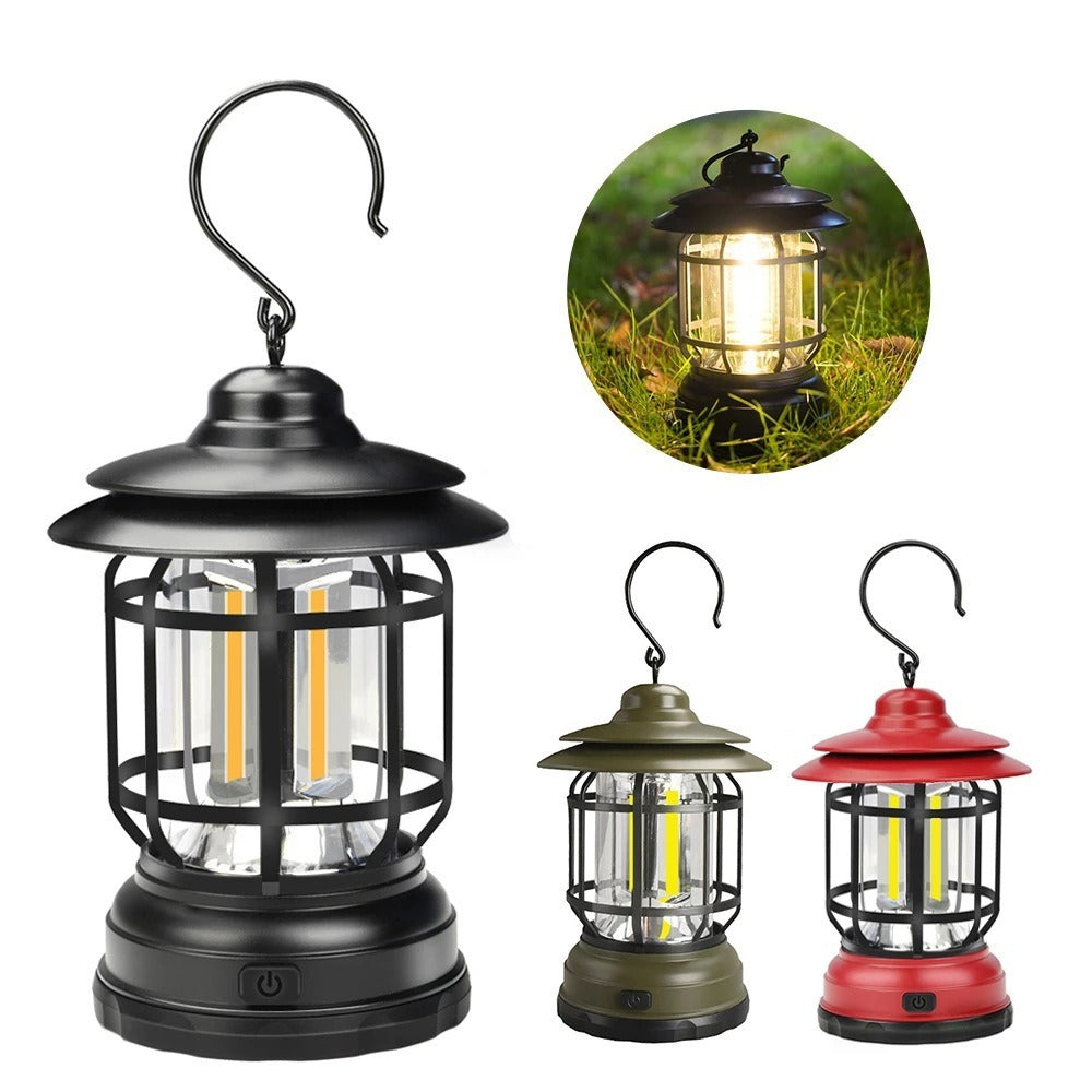 Rechargeable Vintage Camping LED lantern
