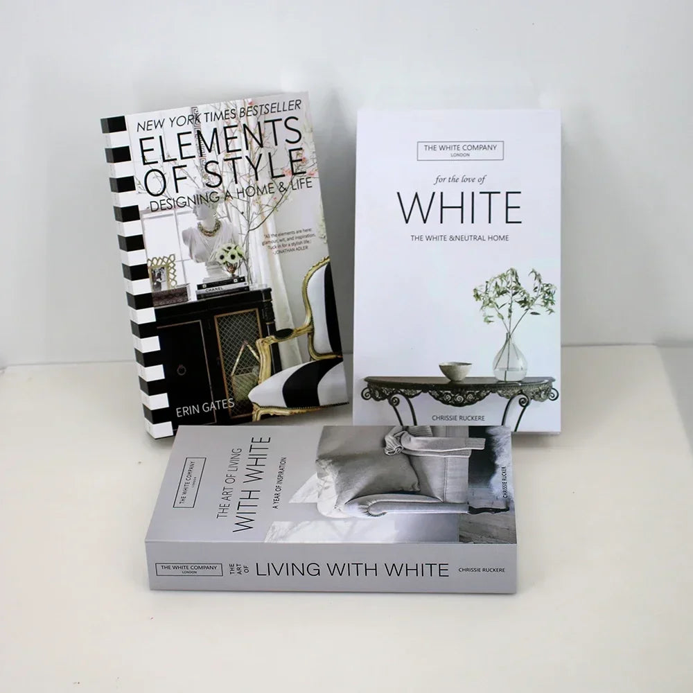 3 PCS Decor Designer Books - Living Room and Coffee Table