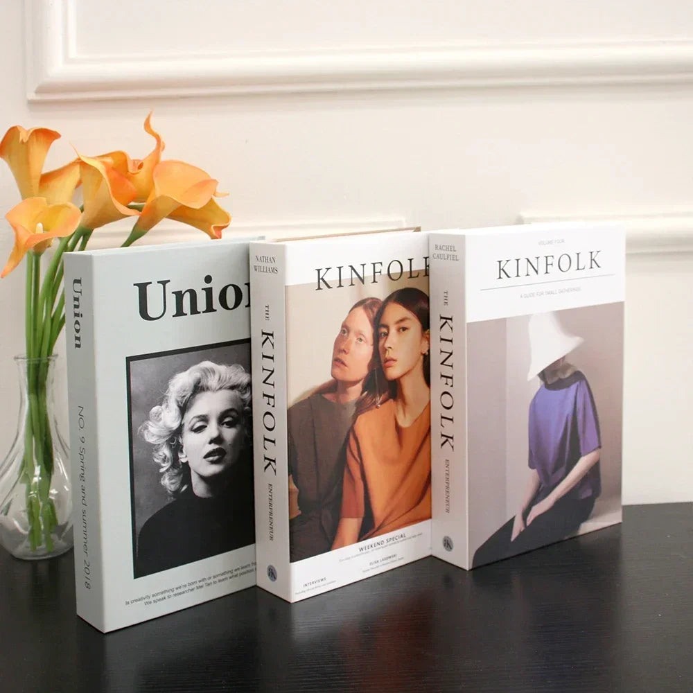 3 PCS Decor Designer Books - Living Room and Coffee Table