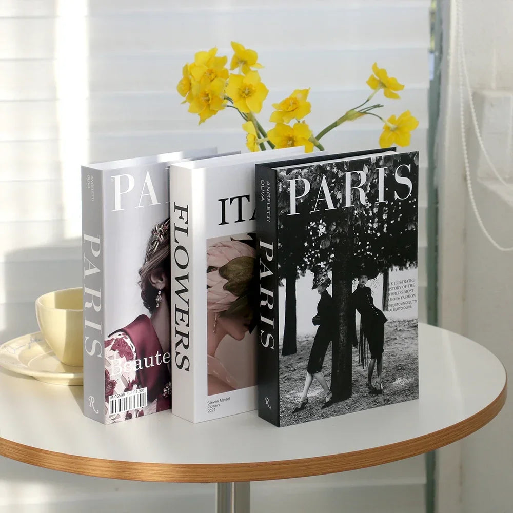 3 PCS Decor Designer Books - Living Room and Coffee Table