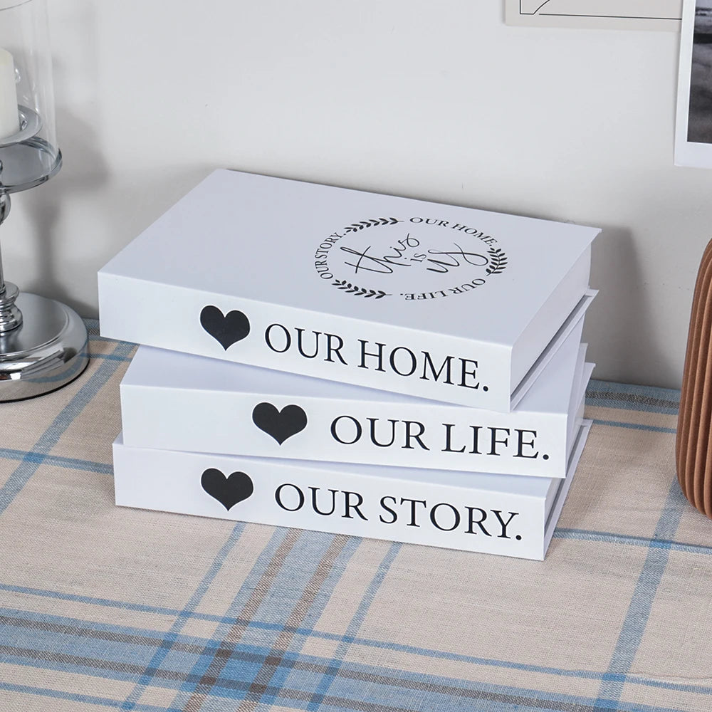 3 PCS Decor Designer Books - Living Room and Coffee Table