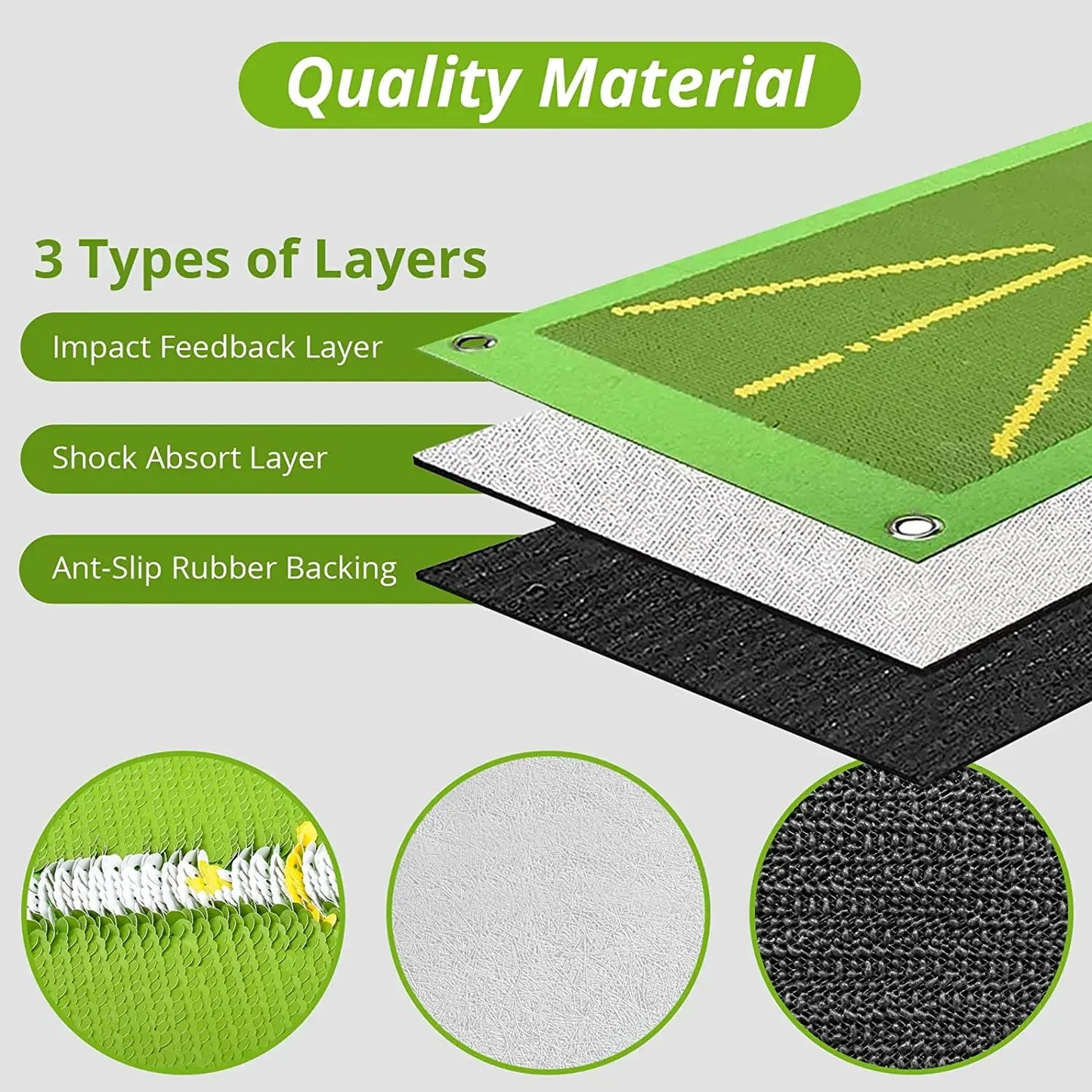 Golf Precision Swing Training Mat