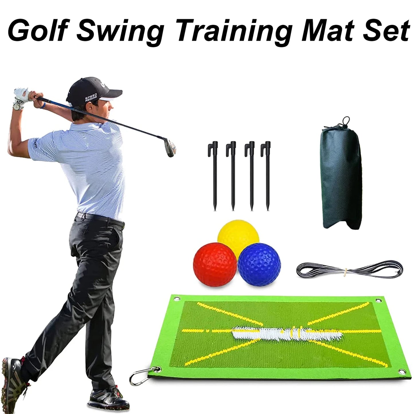 Golf Precision Swing Training Mat