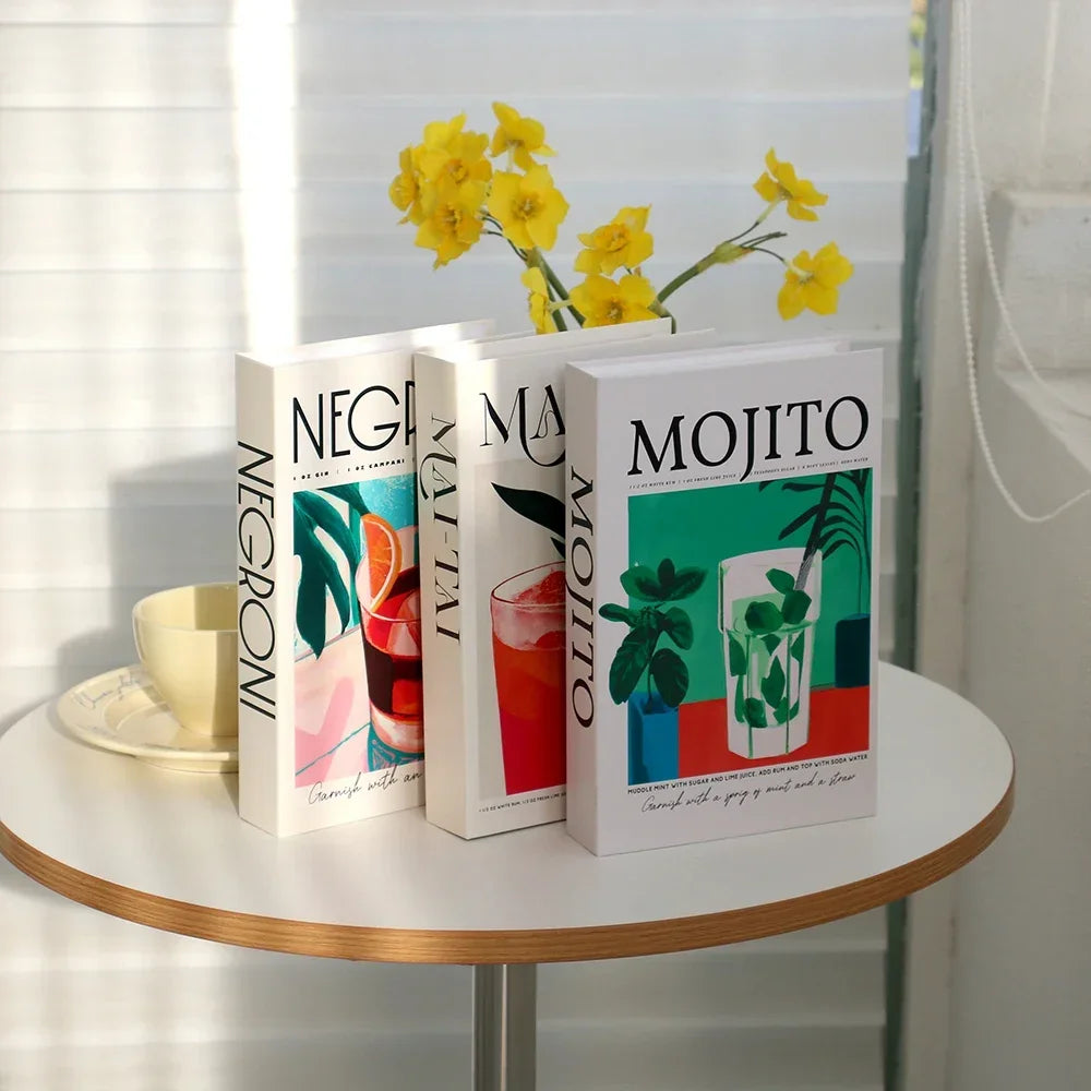 3 PCS Decor Designer Books - Living Room and Coffee Table