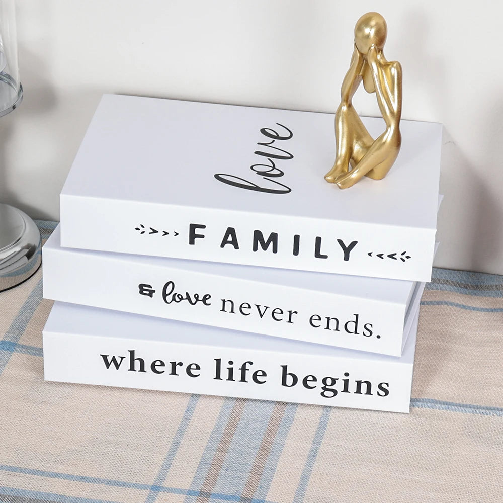 3 PCS Decor Designer Books - Living Room and Coffee Table