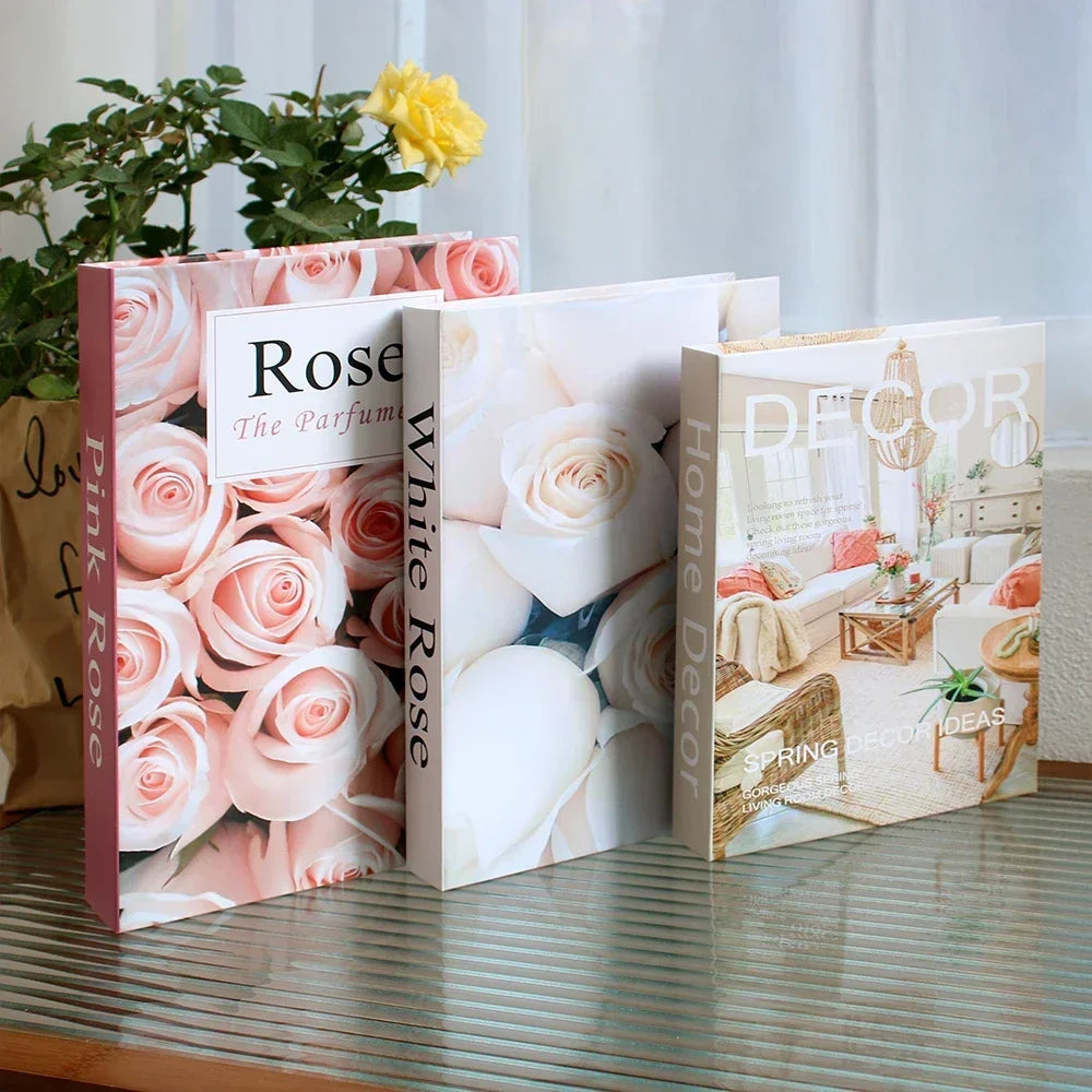 3 PCS Decor Designer Books - Living Room and Coffee Table