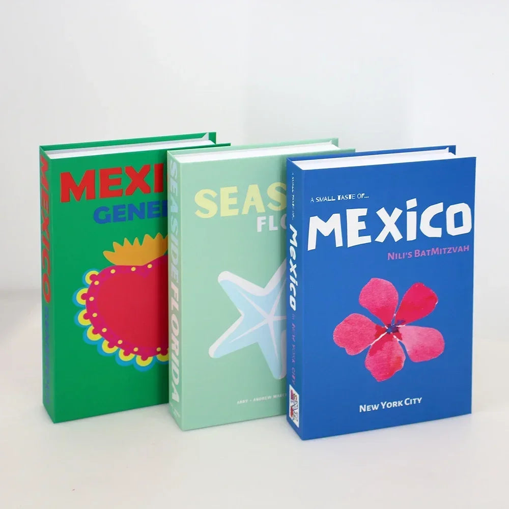 3 PCS Decor Designer Books - Living Room and Coffee Table