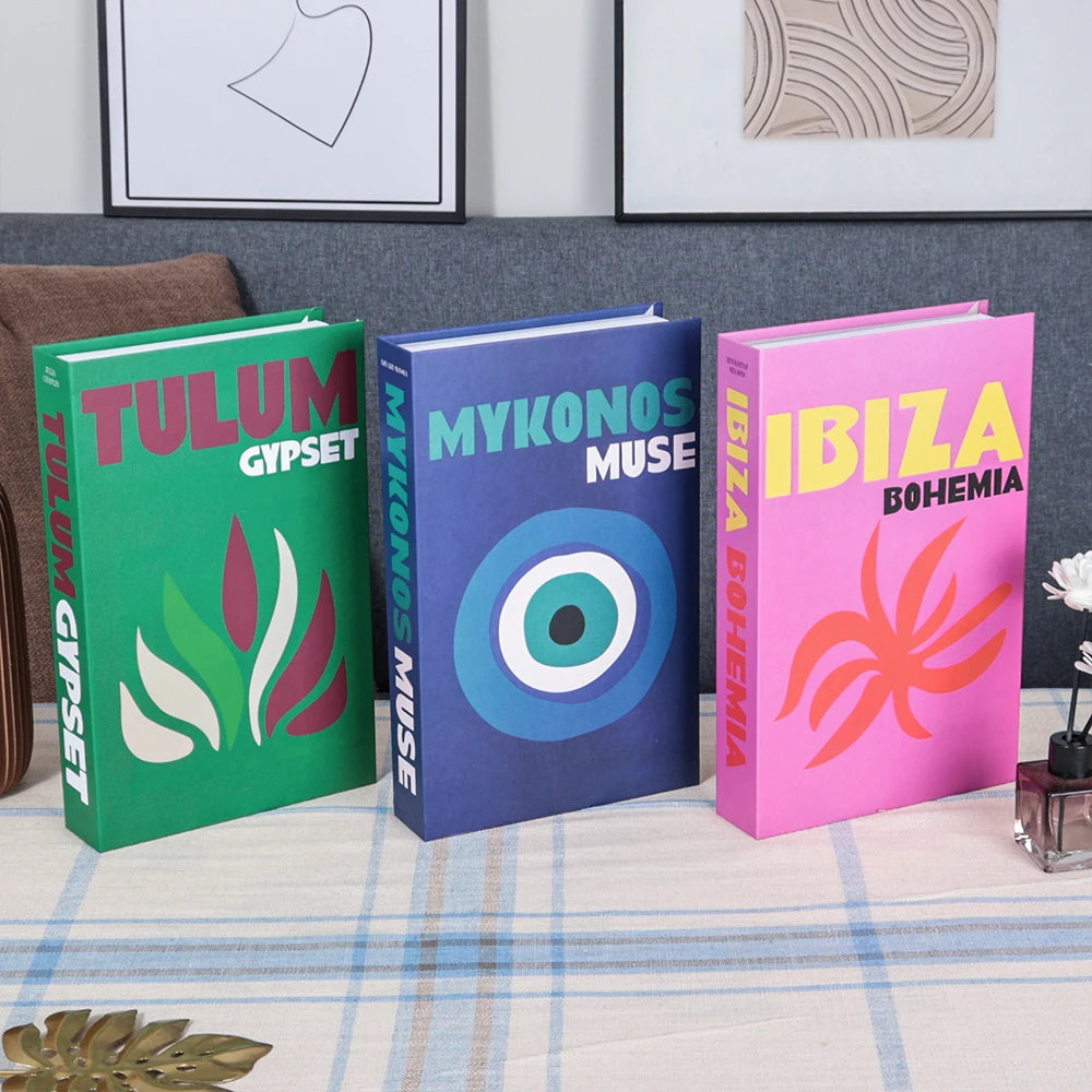 3 PCS Decor Designer Books - Living Room and Coffee Table