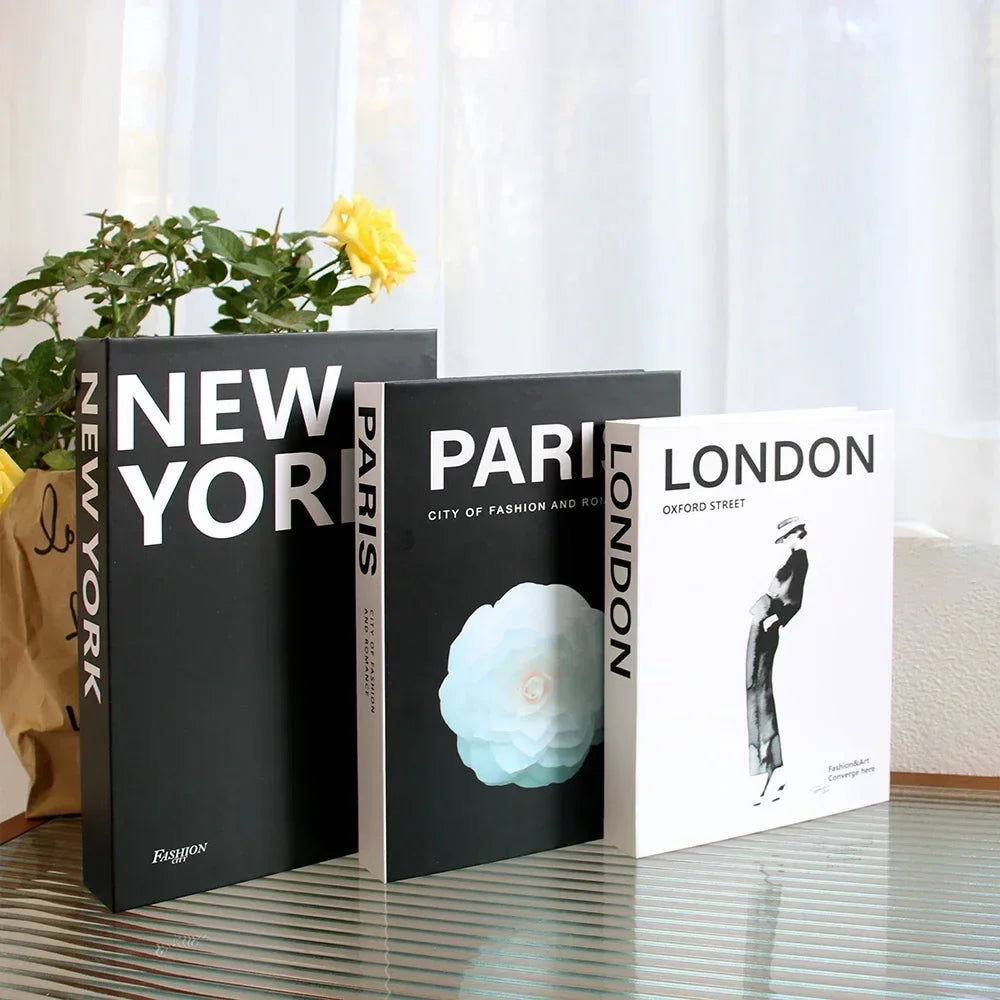 3 PCS Decor Designer Books - Living Room and Coffee Table