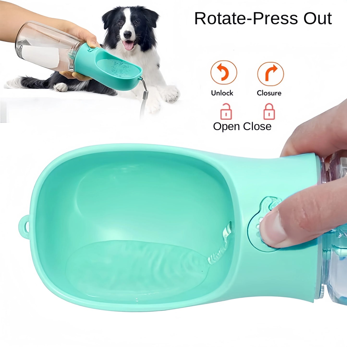 Pets Portable Water and Food Bottle
