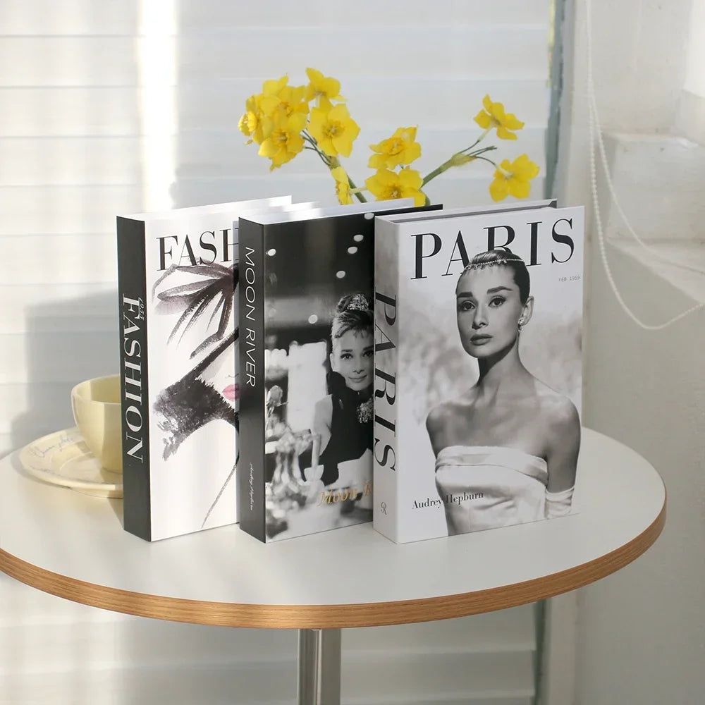 3 PCS Decor Designer Books - Living Room and Coffee Table