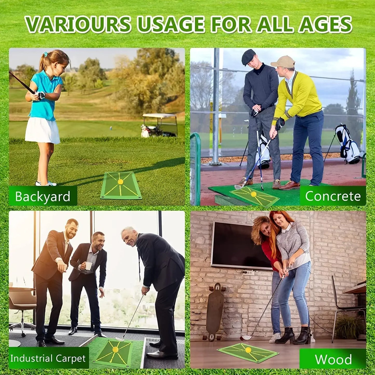 Golf Precision Swing Training Mat