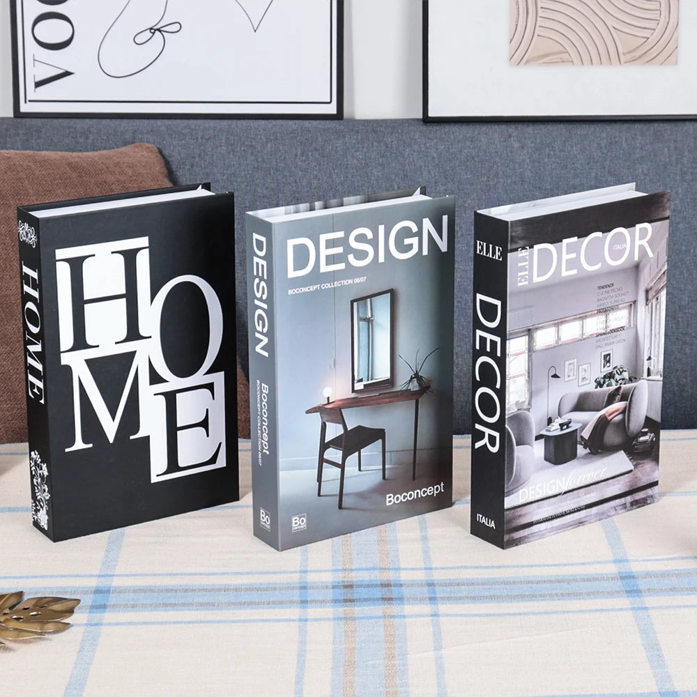 3 PCS Decor Designer Books - Living Room and Coffee Table