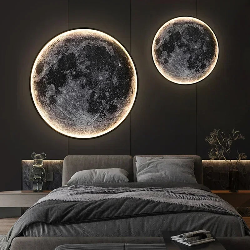 Bring the Moon Indoors - 3D LED Wall Light for Vibe-Setting Rooms