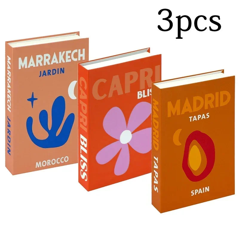 3 PCS Decor Designer Books - Living Room and Coffee Table