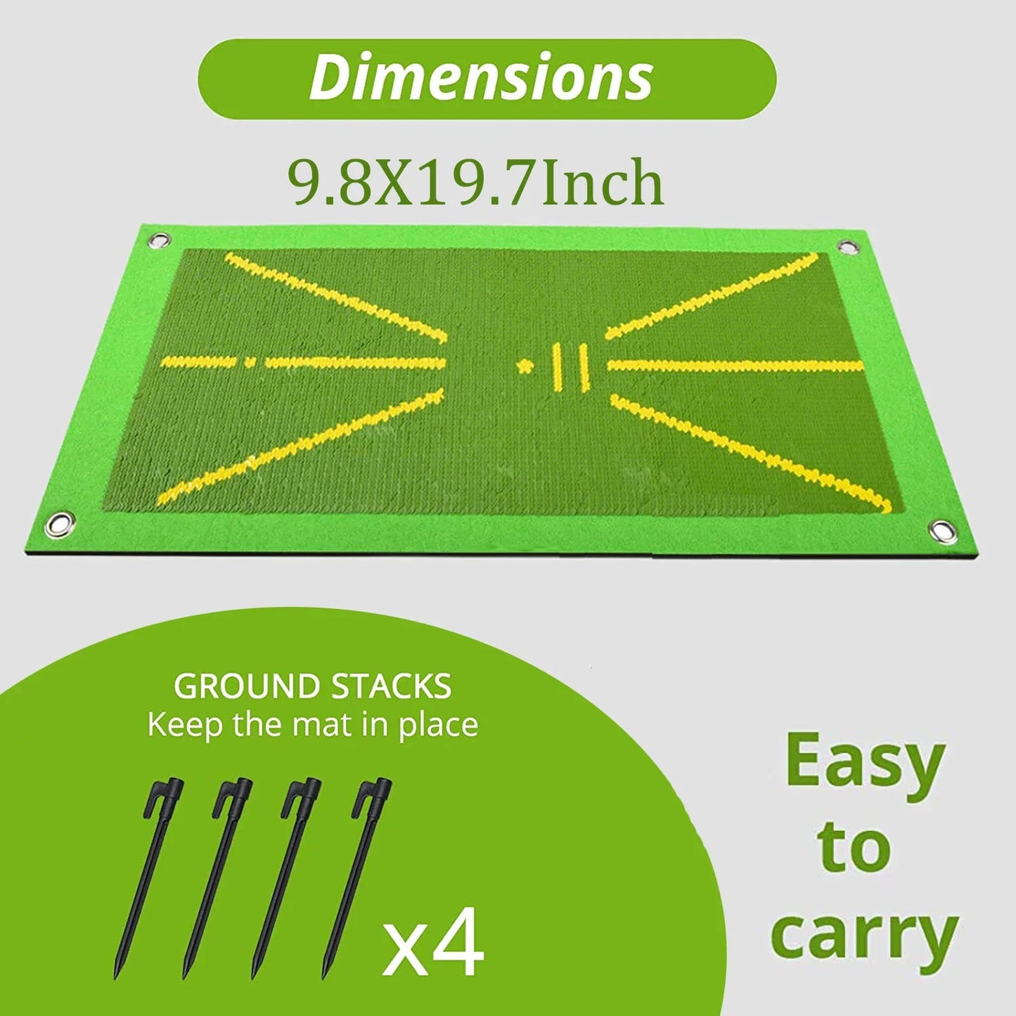 Golf Precision Swing Training Mat