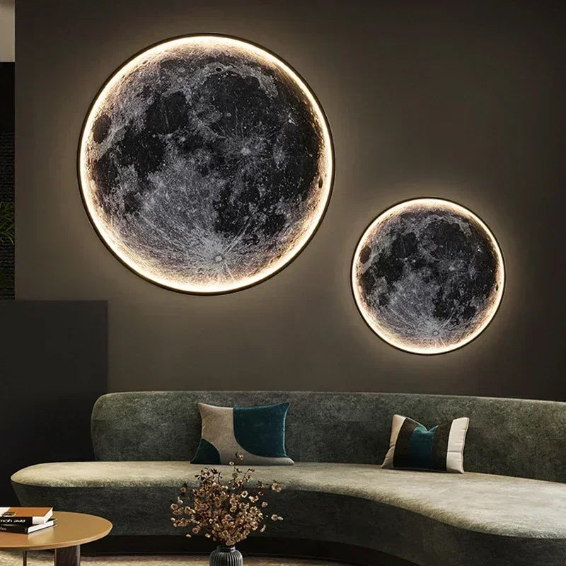 Bring the Moon Indoors - 3D LED Wall Light for Vibe-Setting Rooms