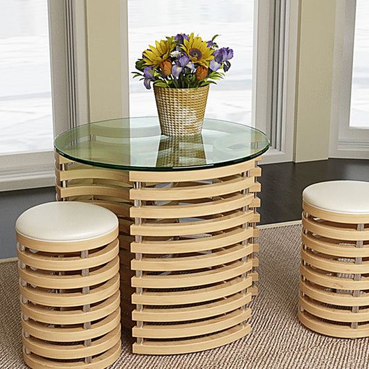 Round Glass Table