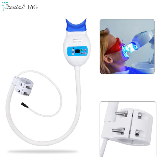 Professional Cold Light LED Teeth Whitening Lamp – Blue Bleaching Machine for Dental & Cosmetic Clinics (Center Pillar Style)