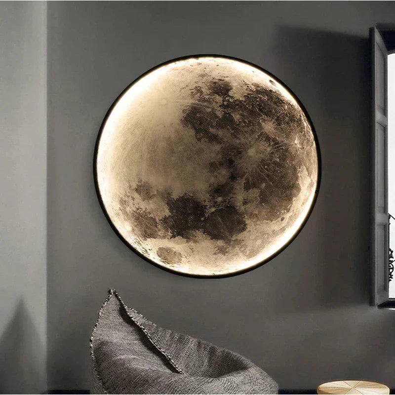 Bring the Moon Indoors - 3D LED Wall Light for Vibe-Setting Rooms