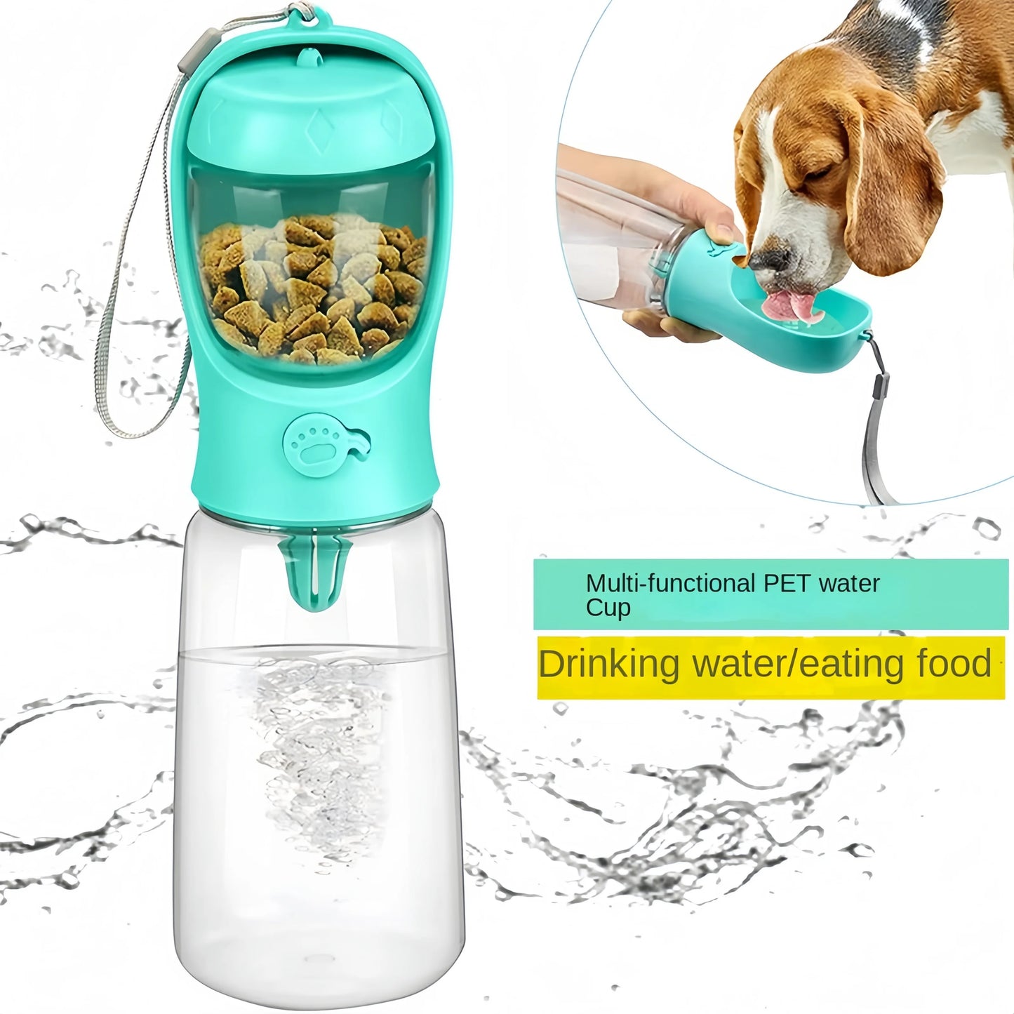 Pets Portable Water and Food Bottle