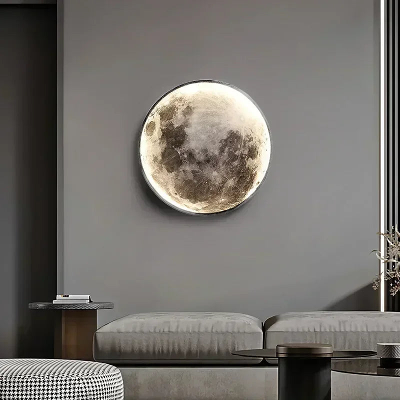 Bring the Moon Indoors - 3D LED Wall Light for Vibe-Setting Rooms