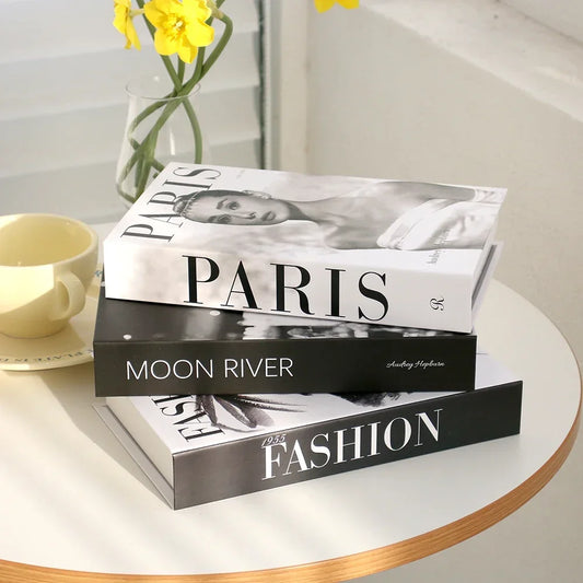 3 PCS Decor Designer Books - Living Room and Coffee Table